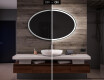 Vaakasuora LED-valaistus Custom Mirror Kylpyhuoneen valaistus L74 #5