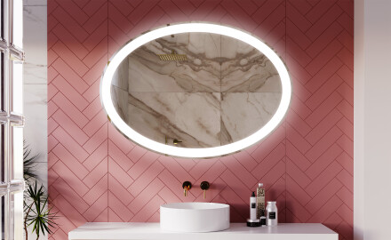 Vaakasuora LED-valaistus Custom Mirror Kylpyhuoneen valaistus L74