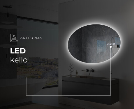 LED-valaistus Custom Mirror Kylpyhuoneen valaistus L227 #8