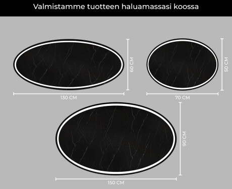 LED-valaistus Custom Mirror Kylpyhuoneen valaistus L228 #4
