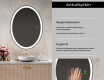 Pystysuora LED-valaistus Custom Mirror Kylpyhuoneen valaistus L74 #4