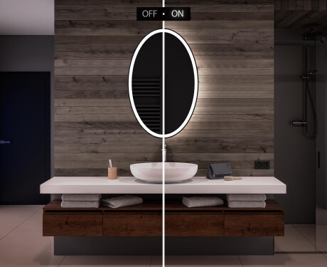 Pystysuora LED-valaistus Custom Mirror Kylpyhuoneen valaistus L74 #5