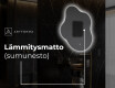 Epäsäännöllisen muotoinen LED-kylpyhuonepeili EM221 #9