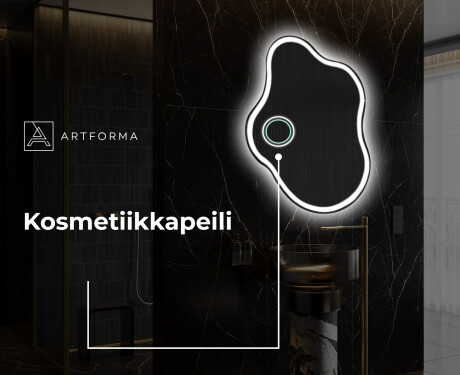 Epäsäännöllisen muotoinen LED-kylpyhuonepeili EM222 #5