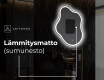 Epäsäännöllisen muotoinen LED-kylpyhuonepeili EM222 #9