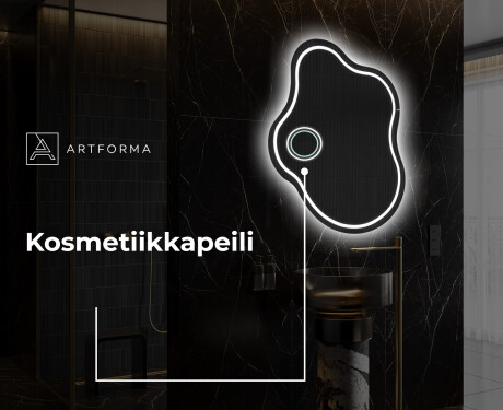 Epäsäännöllisen muotoinen LED-kylpyhuonepeili EM223 #5