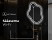 Epäsäännöllisen muotoinen LED-kylpyhuonepeili EM223 #7
