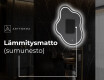 Epäsäännöllisen muotoinen LED-kylpyhuonepeili EM223 #9