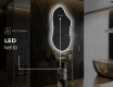 Epäsäännöllisen muotoinen LED-kylpyhuonepeili F222 #7