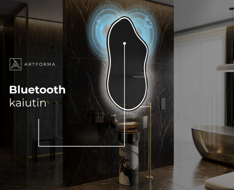 Epäsäännöllisen muotoinen LED-kylpyhuonepeili F223 #5