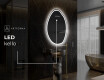 Epäsäännöllisen muotoinen LED-kylpyhuonepeili U222 #9