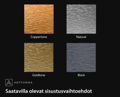 Pyöreä peili koristeellisella metalliviimeistelyllä L288 #2