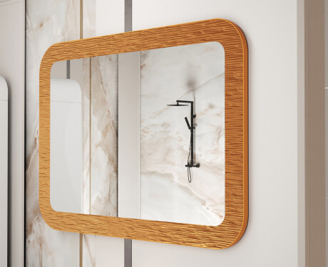 Pyöristetty peili metallikehyksellä L287 #4