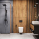 WC WC ilman laippaa PAROS valkoinen huuhteluvuorauksella varustettuna #1