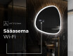 Epäsäännöllisen muotoinen LED-kylpyhuonepeili J222 #6