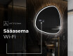 Epäsäännöllisen muotoinen LED-kylpyhuonepeili J223 #6