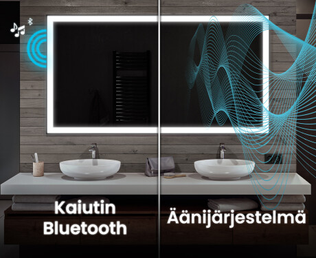 Kylpyhuoneen Peili Led-valoilla L01 #5