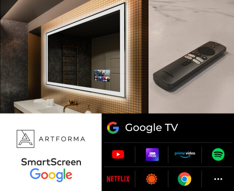 Kylpyhuoneen Peili Led-valoilla L01 #5