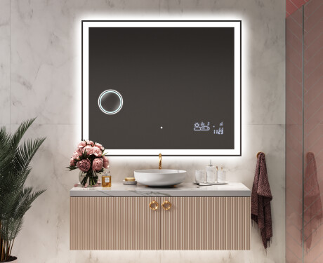 Kylpyhuoneen Peili Led-valoilla L01 #9