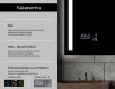 Kylpyhuoneen Peili Led-valoilla L02 #5