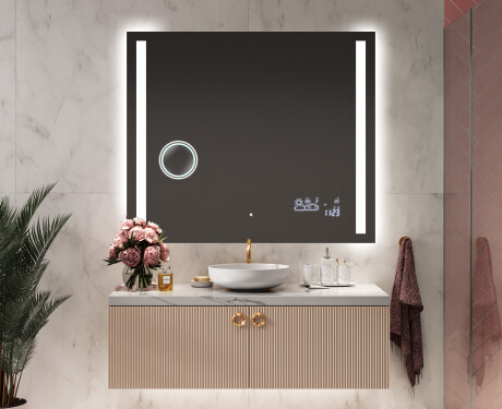 Kylpyhuoneen Peili Led-valoilla L02 #9