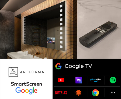 Kylpyhuoneen Peili Led-valoilla L03 #5