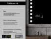 Kylpyhuoneen Peili Led-valoilla L03 #5