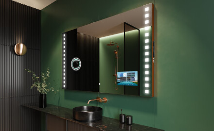 Kylpyhuoneen Peili Led-valoilla L03