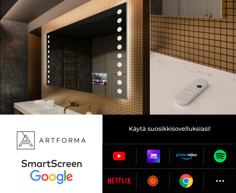 Kylpyhuoneen Peili Led-valoilla L06 #4