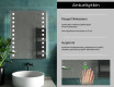Kylpyhuoneen Peili Led-valoilla L06 #7