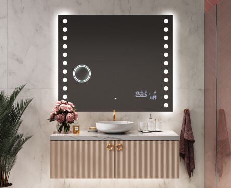 Kylpyhuoneen Peili Led-valoilla L06 #9