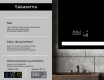 Kylpyhuoneen Peili Led-valoilla L09 #5