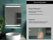 Kylpyhuoneen Peili Led-valoilla L09 #7