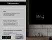 Kylpyhuoneen Peili Led-valoilla L12 #5