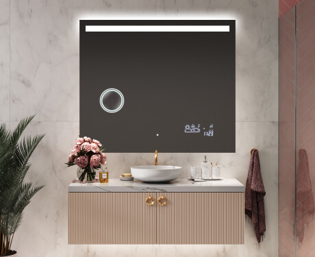 Kylpyhuoneen Peili Led-valoilla L12 #9