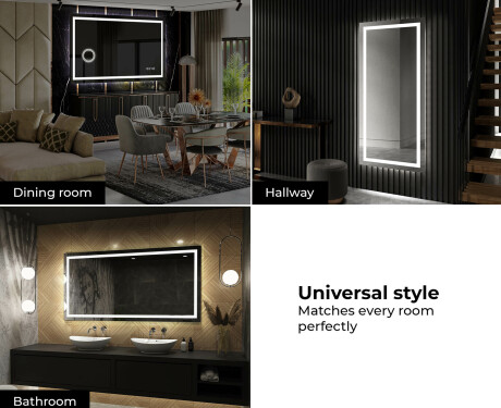Kylpyhuoneen Peili Led-valoilla L15 #10