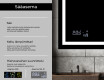 Kylpyhuoneen Peili Led-valoilla L15 #5