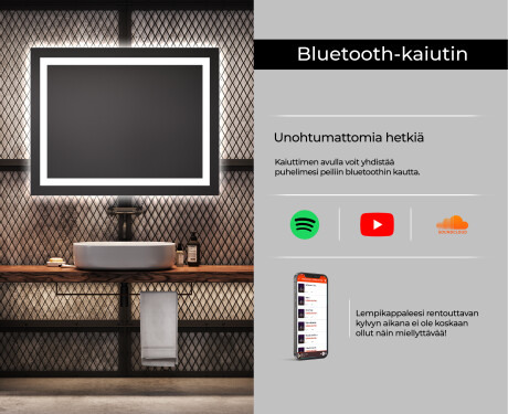 Kylpyhuoneen Peili Led-valoilla L15 #6