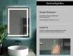 Kylpyhuoneen Peili Led-valoilla L15 #7