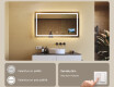 Kylpyhuoneen Peili Led-valoilla L15 120x80cm - SmartScreen, DualColor, Lämmitysmatto #6