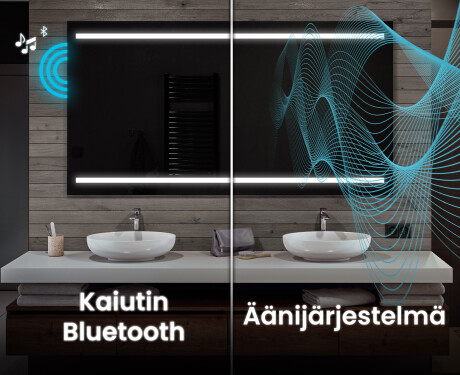 Kylpyhuoneen Peili Led-valoilla L23 #5
