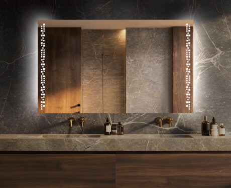 Kylpyhuoneen Peili Led-valoilla L38