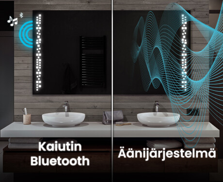Kylpyhuoneen Peili Led-valoilla L38 #5