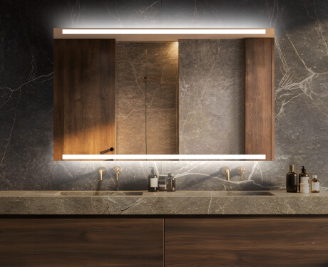 Kylpyhuoneen Peili Led-valoilla L47