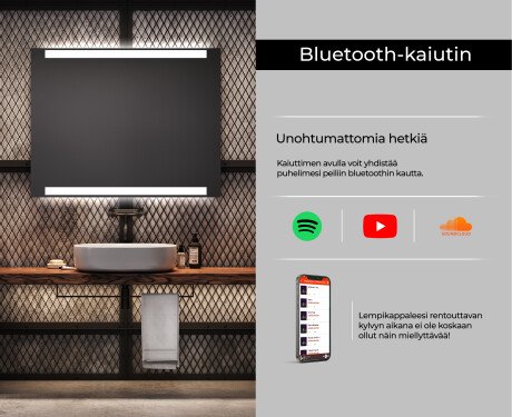 Kylpyhuoneen Peili Led-valoilla L47 #6