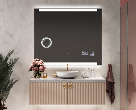 Kylpyhuoneen Peili Led-valoilla L47 #9