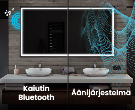 Kylpyhuoneen Peili Led-valoilla L49 #5