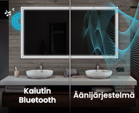 Kylpyhuoneen Peili Led-valoilla L57 #5