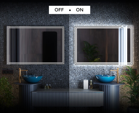 Kylpyhuoneen Peili Led-valoilla L57 #3