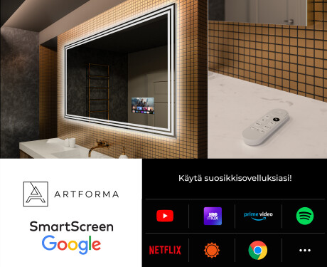 Kylpyhuoneen Peili Led-valoilla L57 #4